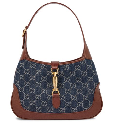 gucci denim shoulder bag